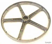 Шкив барабана (D=280 мм, H=20 мм, 1000 об.) стиральной машины Indesit, Ariston